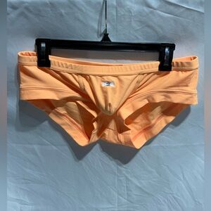 Stylish Peach Swim Trunks for Men